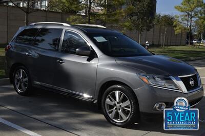 2015 Nissan Pathfinder PLATINUM EDI LTHR NAV BK/CAM ROOF HTD SEAT 3rd ROW   - Photo 4 - Stafford, TX 77477