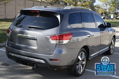 2015 Nissan Pathfinder PLATINUM EDI LTHR NAV BK/CAM ROOF HTD SEAT 3rd ROW   - Photo 14 - Stafford, TX 77477