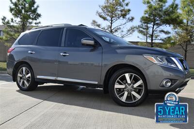 2015 Nissan Pathfinder PLATINUM EDI LTHR NAV BK/CAM ROOF HTD SEAT 3rd ROW   - Photo 1 - Stafford, TX 77477