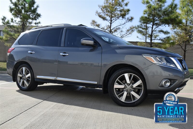 2015 Nissan Pathfinder PLATINUM EDI LTHR NAV BK/CAM ROOF HTD SEAT 3rd ROW  