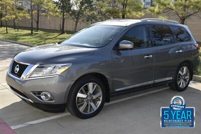 2015 Nissan Pathfinder PLATINUM EDI LTHR NAV BK/CAM ROOF HTD SEAT 3rd ROW   - Photo 5 - Stafford, TX 77477