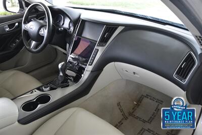 2017 INFINITI Q50 3.0T PREMIUM NAV BK/CAM ROOF HTD STS NEW TRADE   - Photo 29 - Stafford, TX 77477