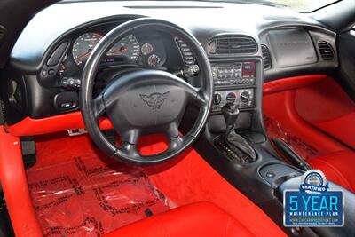 2000 Chevrolet Corvette TARGA TOP 19K ORIG MILES BLK/RED BEST COLOR COMBO   - Photo 27 - Stafford, TX 77477