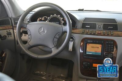 2002 Mercedes-Benz S 500 LOADED ALL OPTION FRESH TRADE HWY MILES NICE   - Photo 27 - Stafford, TX 77477