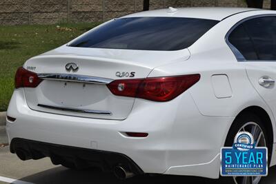 2014 INFINITI Q50 NAV REAR CAM ROOF HTD SEATS NEW TESLA TRADE IN   - Photo 22 - Stafford, TX 77477