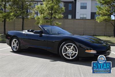 2003 Chevrolet Corvette CONVERTIBLE 6SPD TRIPLE BLK HUD 38K MILES CLEAN  