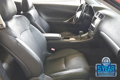 2012 Lexus IS 250 CONVERTIBLE LOADED 78K MILES BEST COLOR COMB0   - Photo 27 - Stafford, TX 77477