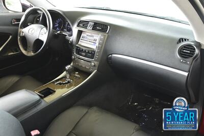 2012 Lexus IS 250 CONVERTIBLE LOADED 78K MILES BEST COLOR COMB0   - Photo 25 - Stafford, TX 77477
