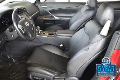 2012 Lexus IS 250 CONVERTIBLE LOADED 78K MILES BEST COLOR COMB0   - Photo 26 - Stafford, TX 77477