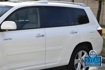 2008 Toyota Highlander LIMITED 4X4 LTHR BK/CAM ROOF HTD STS 3rd ROW   - Photo 9 - Stafford, TX 77477