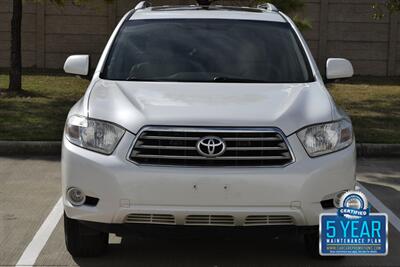 2008 Toyota Highlander LIMITED 4X4 LTHR BK/CAM ROOF HTD STS 3rd ROW   - Photo 2 - Stafford, TX 77477