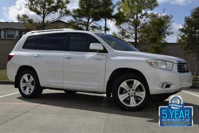 2008 Toyota Highlander LIMITED 4X4 LTHR BK/CAM ROOF HTD STS 3rd ROW   - Photo 1 - Stafford, TX 77477