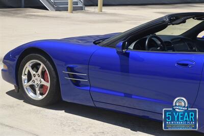 2004 Chevrolet Corvette CONVERTIBLE LEMANS BLUE WRAP BEST COLOR COMBO   - Photo 17 - Stafford, TX 77477