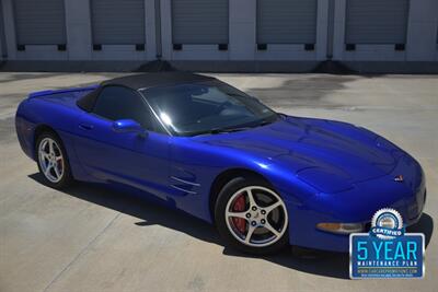 2004 Chevrolet Corvette CONVERTIBLE LEMANS BLUE WRAP BEST COLOR COMBO   - Photo 21 - Stafford, TX 77477