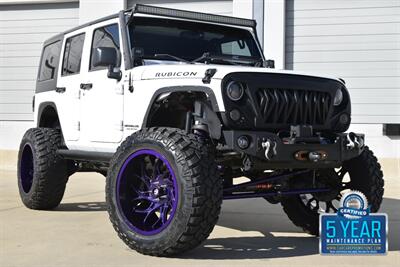 2016 Jeep Wrangler UNLTD RUBICON 4X4 PROFESSIONALY LIFTED HEAD TURNER   - Photo 1 - Stafford, TX 77477