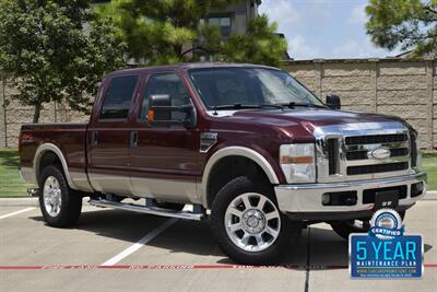 2008 Ford F-250 SUPER DUTY LARIAT CREW DIESEL 4X4 92K LOW MILES   - Photo 1 - Stafford, TX 77477