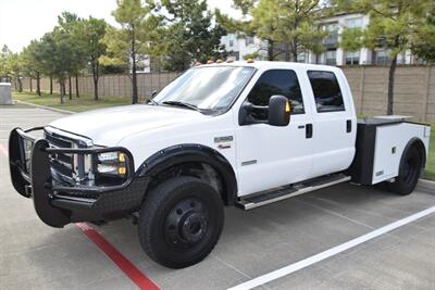 2005 Ford F-550 CREW 6.0L DIESEL 4X4 DUALLY FLATBED TRUCK 67K MILE   - Photo 5 - Stafford, TX 77477
