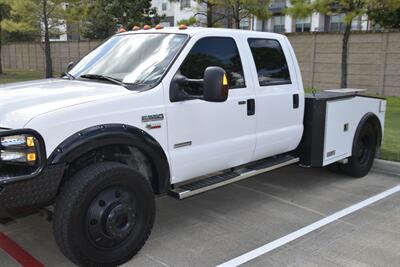 2005 Ford F-550 CREW 6.0L DIESEL 4X4 DUALLY FLATBED TRUCK 67K MILE   - Photo 7 - Stafford, TX 77477