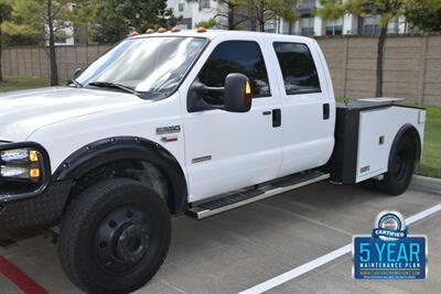 2005 Ford F-550 CREW 6.0L DIESEL 4X4 DUALLY FLATBED TRUCK 67K MILE   - Photo 7 - Stafford, TX 77477