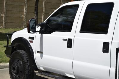 2005 Ford F-550 CREW 6.0L DIESEL 4X4 DUALLY FLATBED TRUCK 67K MILE   - Photo 17 - Stafford, TX 77477