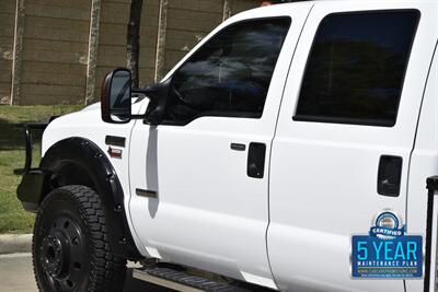2005 Ford F-550 CREW 6.0L DIESEL 4X4 DUALLY FLATBED TRUCK 67K MILE   - Photo 17 - Stafford, TX 77477