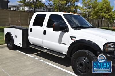 2005 Ford F-550 CREW 6.0L DIESEL 4X4 DUALLY FLATBED TRUCK 67K MILE   - Photo 6 - Stafford, TX 77477