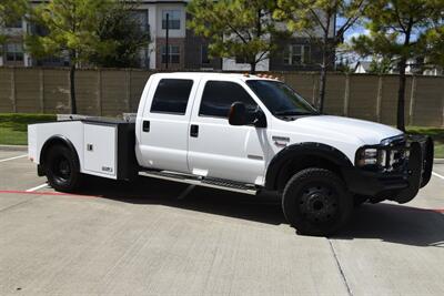 2005 Ford F-550 CREW 6.0L DIESEL 4X4 DUALLY FLATBED TRUCK 67K MILE   - Photo 22 - Stafford, TX 77477
