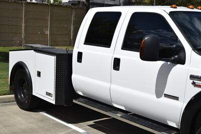 2005 Ford F-550 CREW 6.0L DIESEL 4X4 DUALLY FLATBED TRUCK 67K MILE   - Photo 8 - Stafford, TX 77477