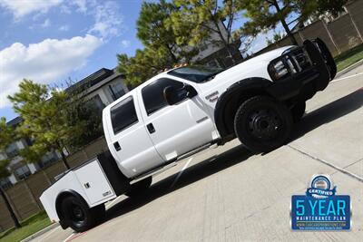 2005 Ford F-550 CREW 6.0L DIESEL 4X4 DUALLY FLATBED TRUCK 67K MILE   - Photo 40 - Stafford, TX 77477