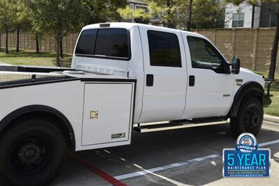 2005 Ford F-550 CREW 6.0L DIESEL 4X4 DUALLY FLATBED TRUCK 67K MILE   - Photo 16 - Stafford, TX 77477