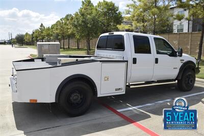 2005 Ford F-550 CREW 6.0L DIESEL 4X4 DUALLY FLATBED TRUCK 67K MILE   - Photo 14 - Stafford, TX 77477