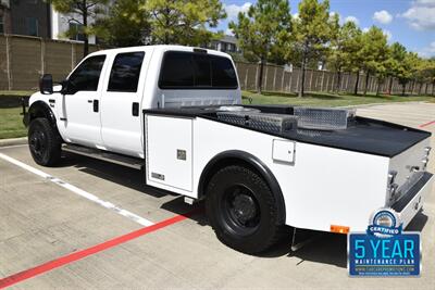 2005 Ford F-550 CREW 6.0L DIESEL 4X4 DUALLY FLATBED TRUCK 67K MILE   - Photo 13 - Stafford, TX 77477