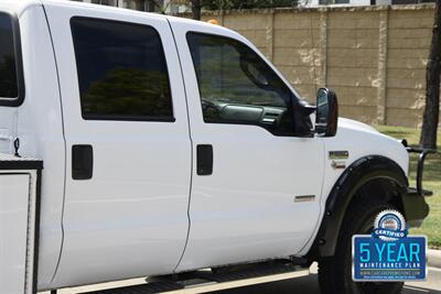 2005 Ford F-550 CREW 6.0L DIESEL 4X4 DUALLY FLATBED TRUCK 67K MILE   - Photo 18 - Stafford, TX 77477