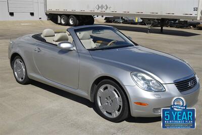 2002 Lexus SC 430 CONVERTIBLE NAV HTD STS 62K LOW MILES CLEAN   - Photo 4 - Stafford, TX 77477