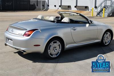 2002 Lexus SC 430 CONVERTIBLE NAV HTD STS 62K LOW MILES CLEAN   - Photo 14 - Stafford, TX 77477