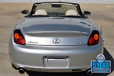 2002 Lexus SC 430 CONVERTIBLE NAV HTD STS 62K LOW MILES CLEAN   - Photo 20 - Stafford, TX 77477