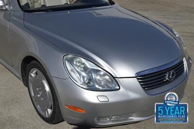 2002 Lexus SC 430 CONVERTIBLE NAV HTD STS 62K LOW MILES CLEAN   - Photo 11 - Stafford, TX 77477