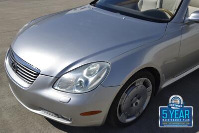 2002 Lexus SC 430 CONVERTIBLE NAV HTD STS 62K LOW MILES CLEAN   - Photo 10 - Stafford, TX 77477