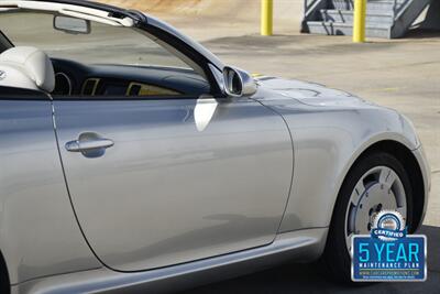 2002 Lexus SC 430 CONVERTIBLE NAV HTD STS 62K LOW MILES CLEAN   - Photo 19 - Stafford, TX 77477