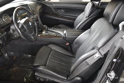 2012 BMW 650i CONVERTIBLE TRIPLE BLACK PREM/SPORTS PKG NICE   - Photo 27 - Stafford, TX 77477