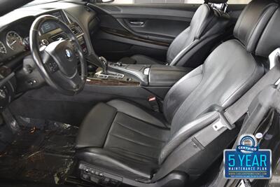 2012 BMW 650i CONVERTIBLE TRIPLE BLACK PREM/SPORTS PKG NICE   - Photo 27 - Stafford, TX 77477