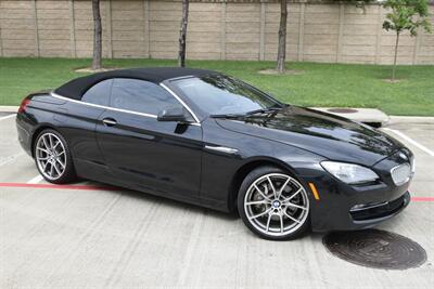 2012 BMW 650i CONVERTIBLE TRIPLE BLACK PREM/SPORTS PKG NICE   - Photo 2 - Stafford, TX 77477
