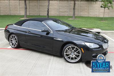 2012 BMW 650i CONVERTIBLE TRIPLE BLACK PREM/SPORTS PKG NICE   - Photo 2 - Stafford, TX 77477