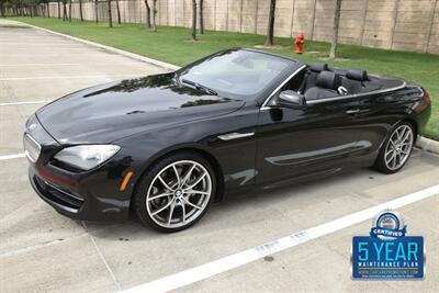 2012 BMW 650i CONVERTIBLE TRIPLE BLACK PREM/SPORTS PKG NICE   - Photo 6 - Stafford, TX 77477