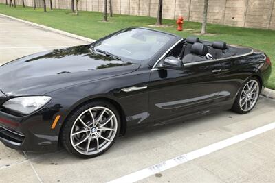2012 BMW 650i CONVERTIBLE TRIPLE BLACK PREM/SPORTS PKG NICE   - Photo 8 - Stafford, TX 77477