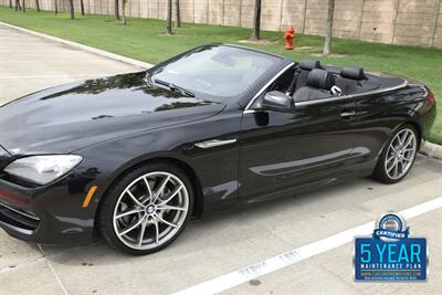2012 BMW 650i CONVERTIBLE TRIPLE BLACK PREM/SPORTS PKG NICE   - Photo 8 - Stafford, TX 77477