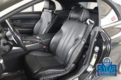 2012 BMW 650i CONVERTIBLE TRIPLE BLACK PREM/SPORTS PKG NICE   - Photo 29 - Stafford, TX 77477
