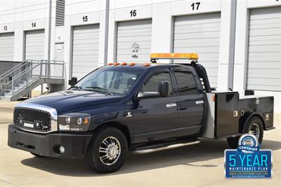 2006 Dodge Ram 3500 SLT QUAD 5.9L DIESEL 6SPD MANUAL FLAT BED DUALLY   - Photo 5 - Stafford, TX 77477