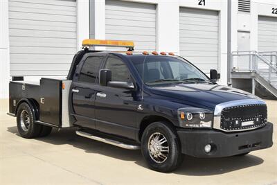 2006 Dodge Ram 3500 SLT QUAD 5.9L DIESEL 6SPD MANUAL FLAT BED DUALLY   - Photo 4 - Stafford, TX 77477