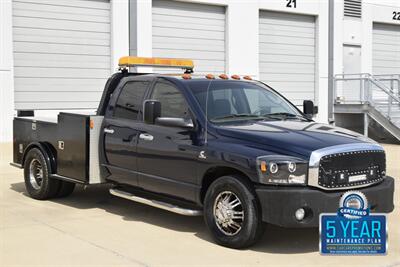 2006 Dodge Ram 3500 SLT QUAD 5.9L DIESEL 6SPD MANUAL FLAT BED DUALLY   - Photo 4 - Stafford, TX 77477